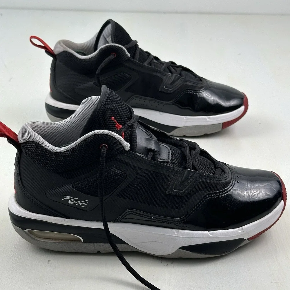Nike Jordan‎ Stay Loyal 3 Basketball Shoes Men 8.5 Black Patent Leather Sneakers
